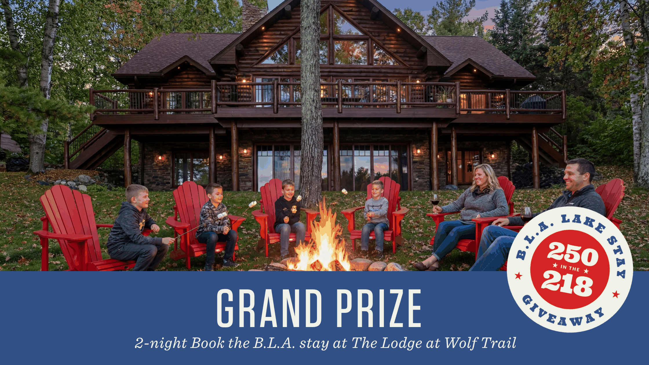 Grand Prize - The Lodge at Wolf Trail 2 Night Stay